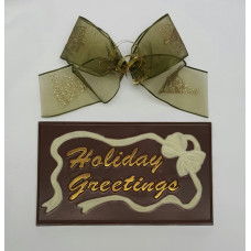 Holiday Greetings Chocolate Bar